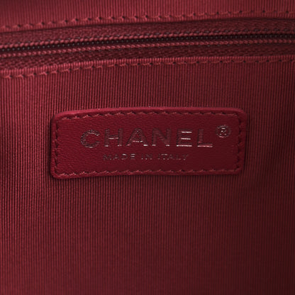 Chanel Aged Calfskin Quilted Large Gabrielle Hobo White Black 6 of 10