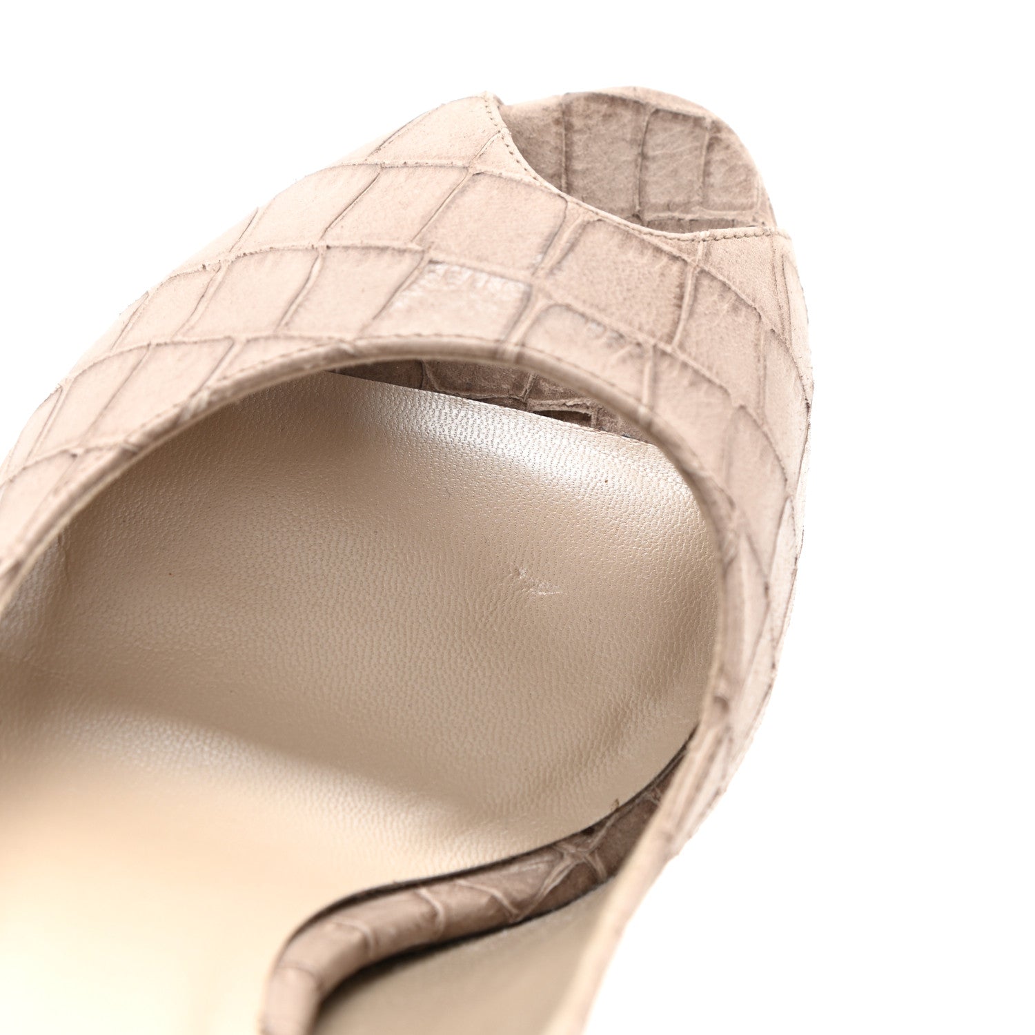 Christian Dior Snakeskin Pumps 37 Pink 37 Grey 8 of 8