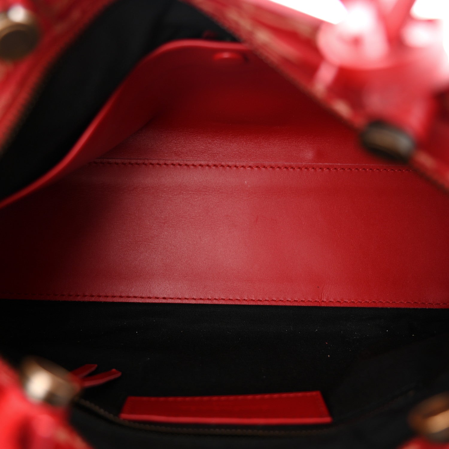 Balenciaga Calfskin Love Perforated Blackout Hardware S City Rouge Profond 5 of 10