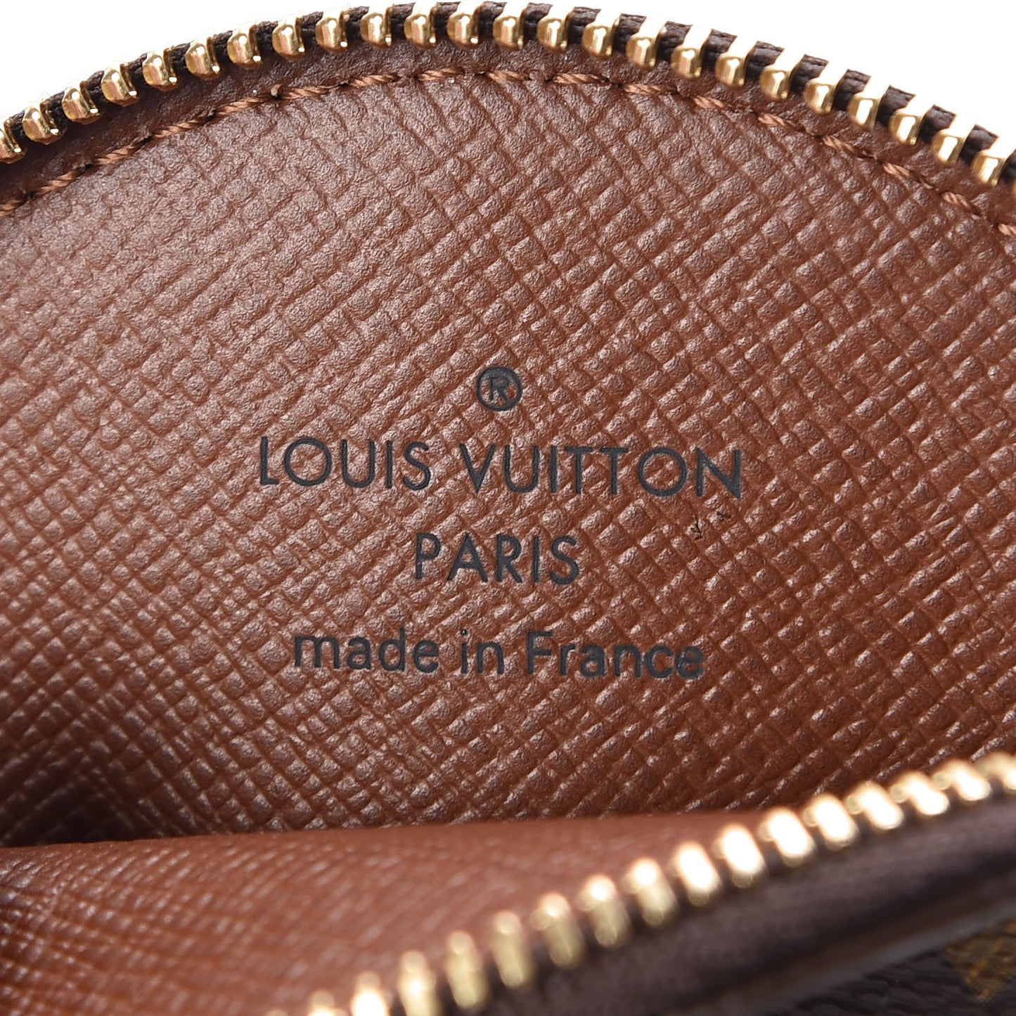 Monogram Round Coin Purse