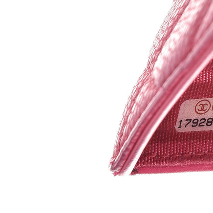 Chanel Iridescent Caviar Quilted Yen Wallet Pink 8 of 17