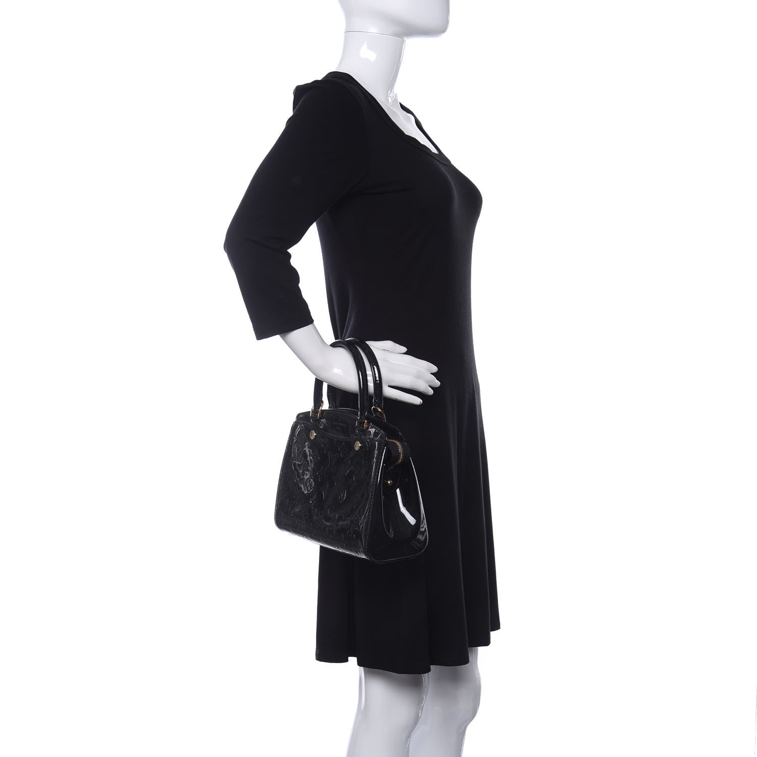 Louis Vuitton Vernis Brea PM NM Black 2 of 12