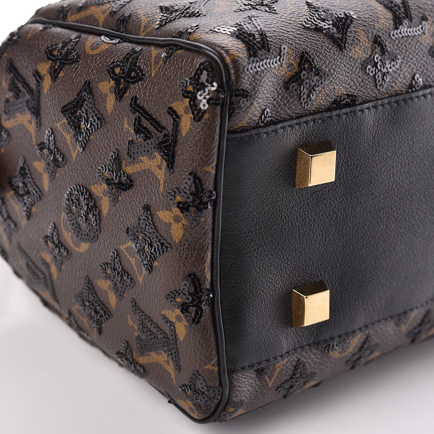 Louis Vuitton Monogram Sequins Eclipse Speedy 28 Black 9 of 11