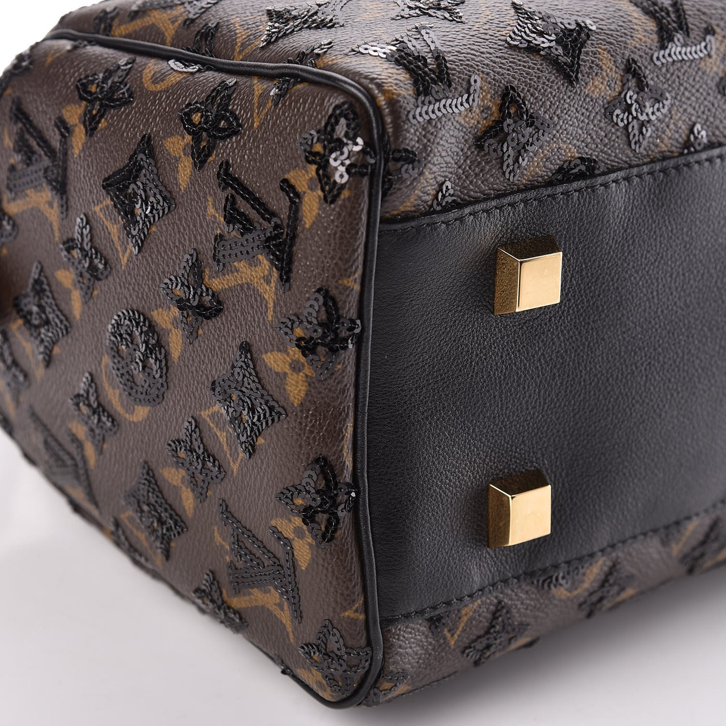 Monogram Sequins Eclipse Speedy 28 Black