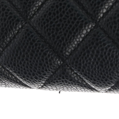 Chanel Caviar Quilted Large Cosmetic Case Black 12 of 13