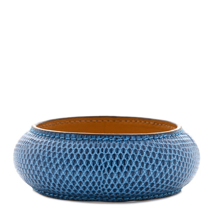 Hermes Lizard Small Astral Bracelet S Bleu Saphir 1 of 5