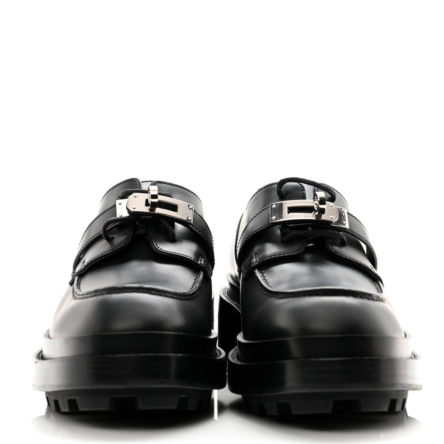 Glossed Calfskin First Oxford 36 Black