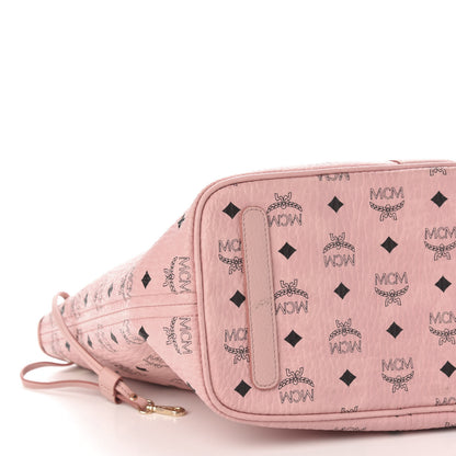 MCM Visetos Medium Liz Reversible Shopper Tote Soft Pink 6 of 15