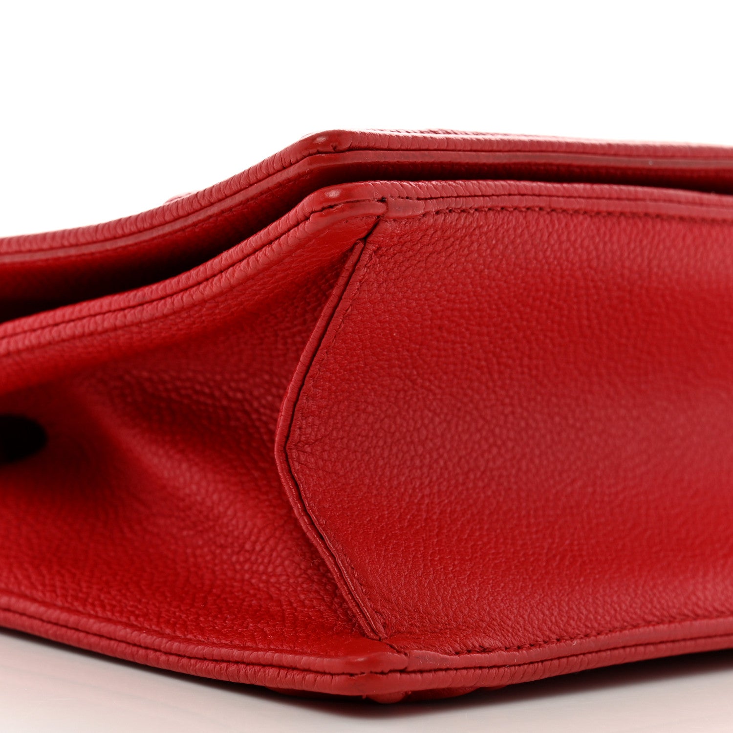 Christian Dior Grained Calfskin Small Diorama Flap Bag Red 9 of 12