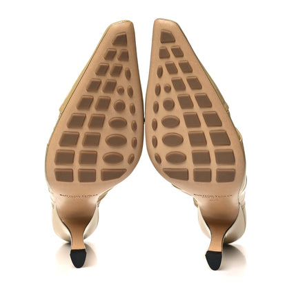 Bottega Veneta Patent Bunnie Mule Pumps 40.5 Cane Sugar 5 of 8