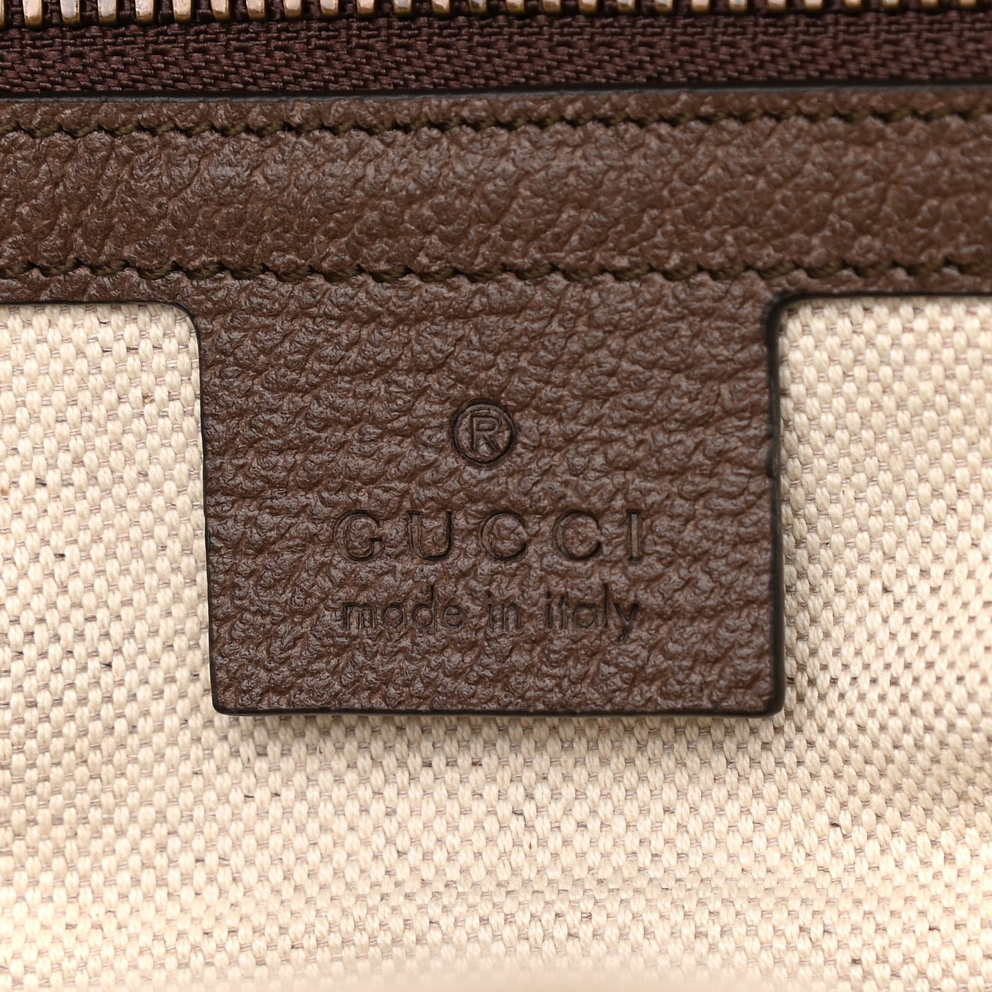 GG Supreme Monogram Calfskin Web Small Ophidia Day Backpack Beige Ebony New Acero