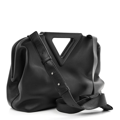 Bottega Veneta Calfskin Large The Point Triangle Bag Black 3 of 11
