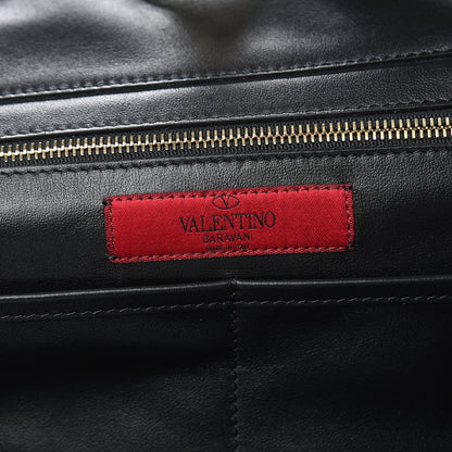 Valentino Garavani Vitello Medium Rockstud Tote Black 6 of 10