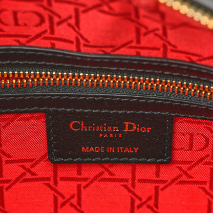 Christian Dior Lambskin Cannage Large Lady Dior Black 6 of 10