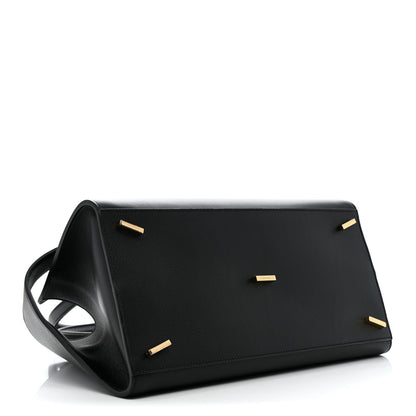 Salvatore Ferragamo Calfskin Small Hug Bag Black 4 of 10