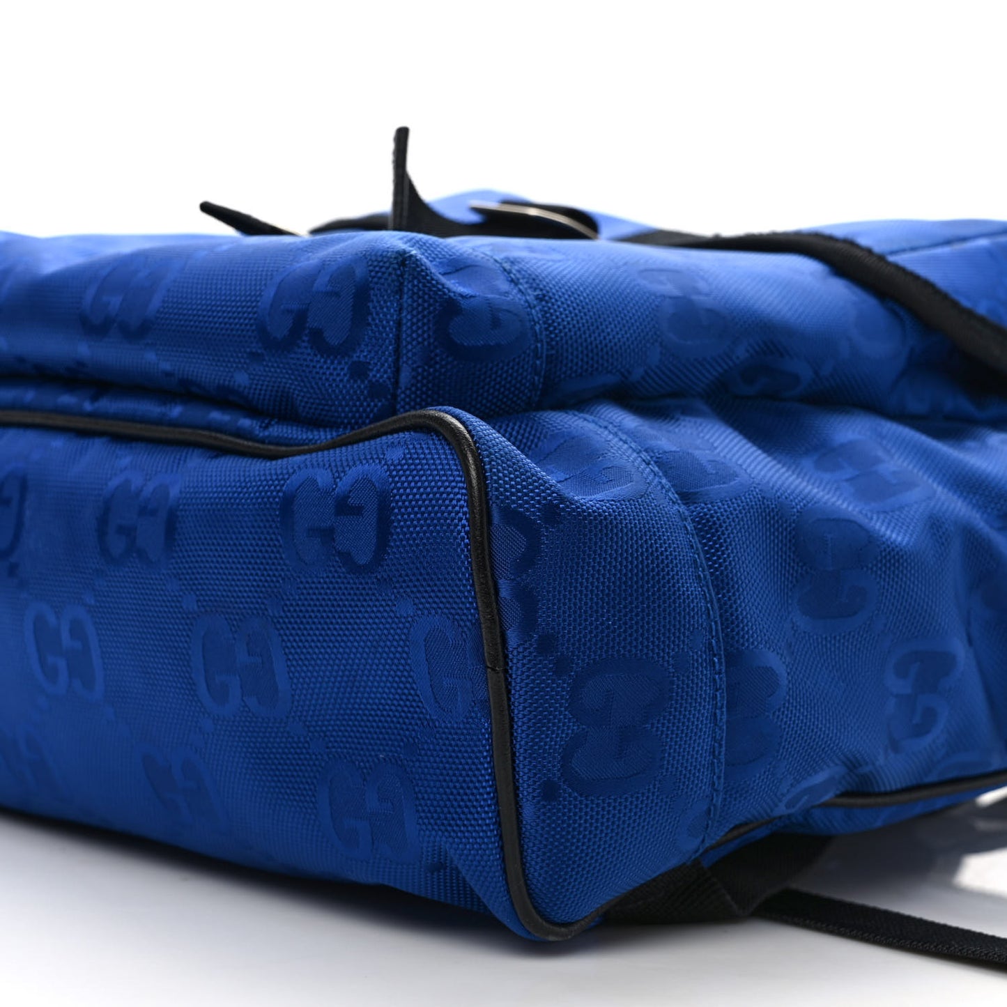 Econyl Nylon Monogram Off The Grid Backpack Guilted Blue Black