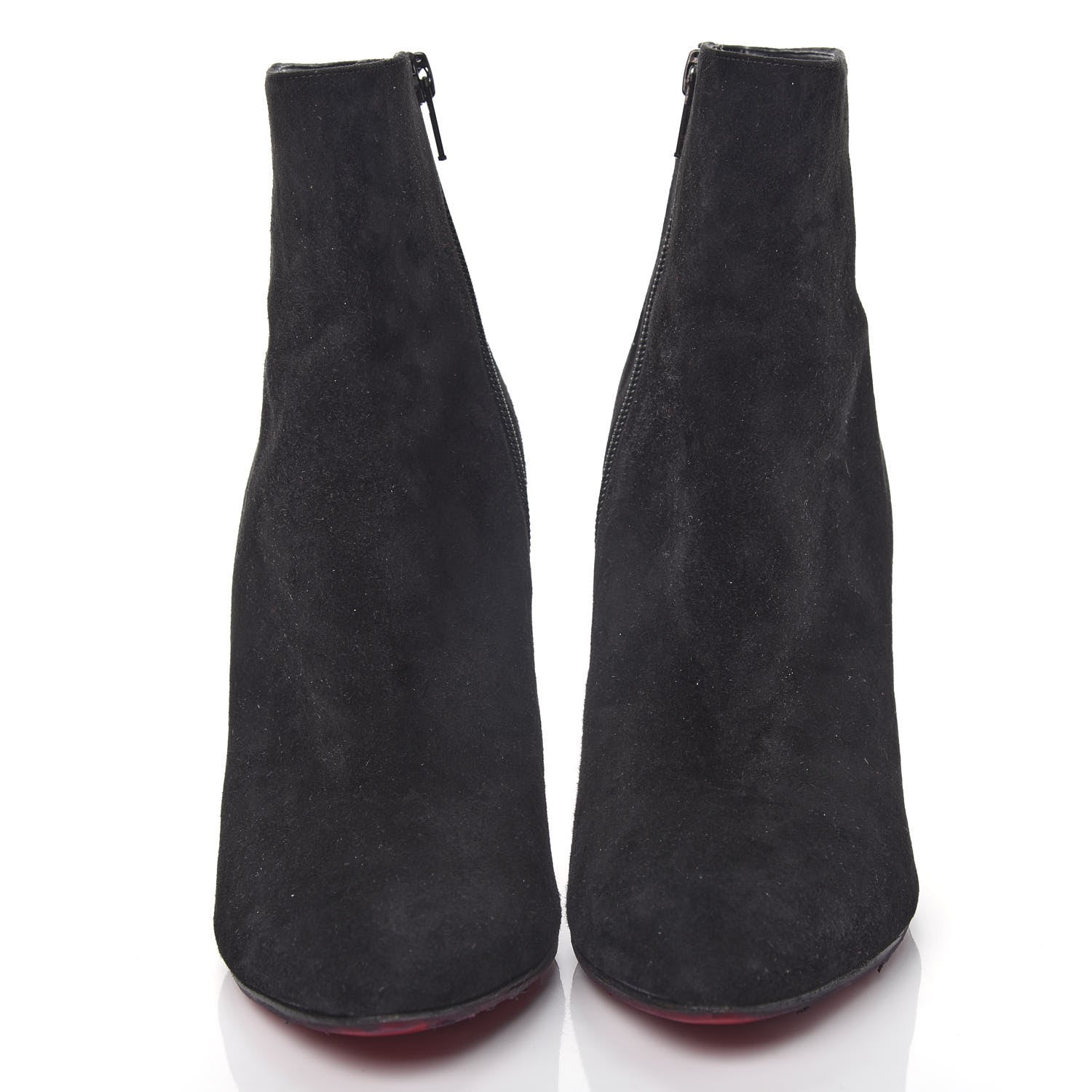 Christian Louboutin Veau Velours Eloise 100 Booty 40 Black 5 of 10