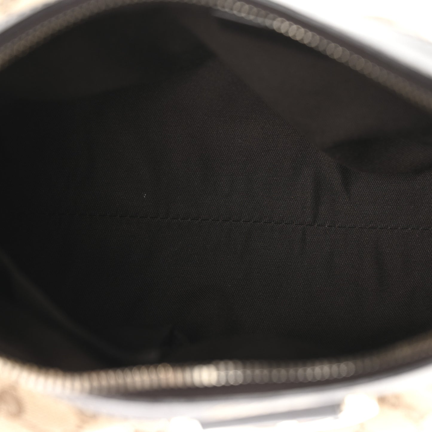 Monogram Medium D Gold Ring Hobo Dark Brown