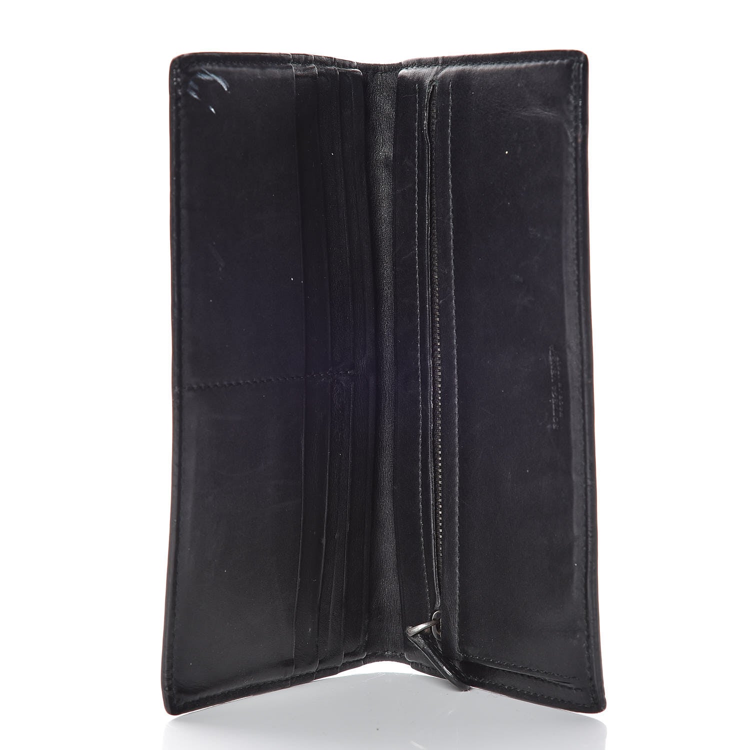 Bottega Veneta Nappa Intrecciato Flap Wallet Black 9 of 13