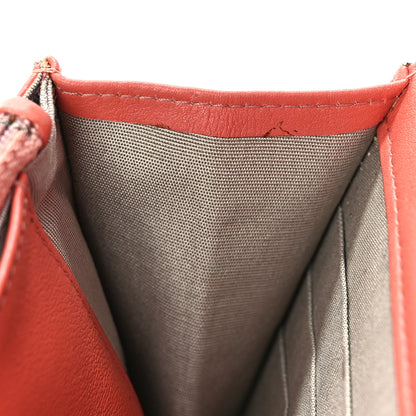 Chanel Caviar Timeless CC Wallet On Chain WOC Coral 16 of 17