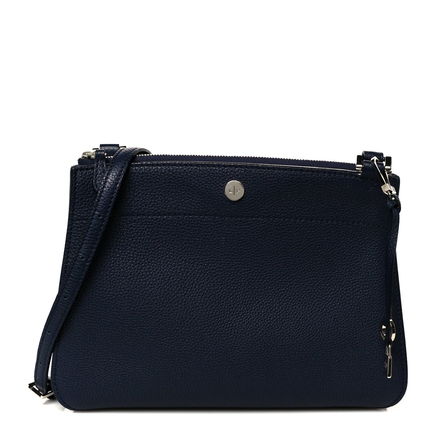 Calfskin Milky Way Odessa Shoulder Bag Navy