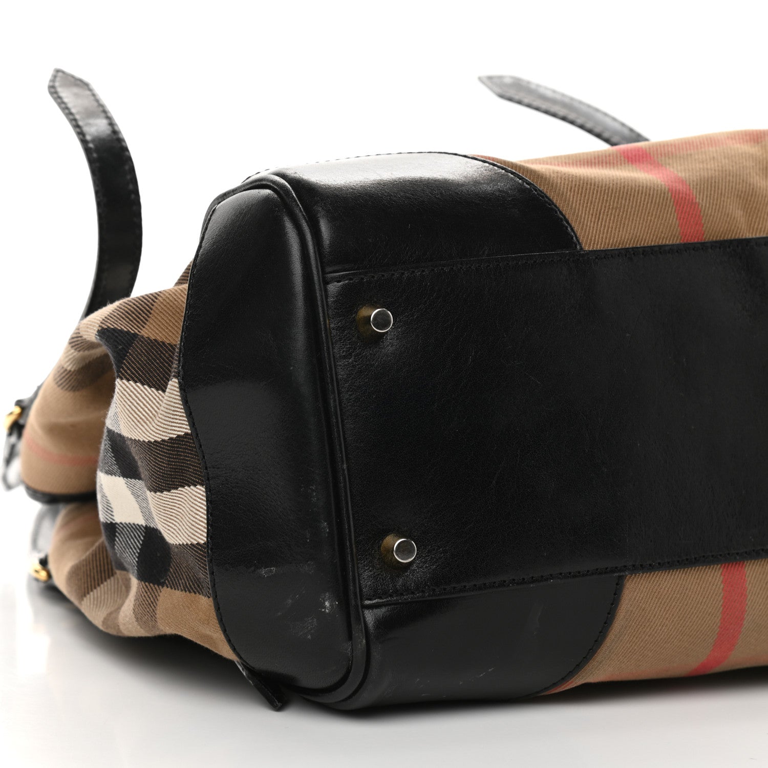 Burberry House Check Small Canterbury Tote Black 9 of 18