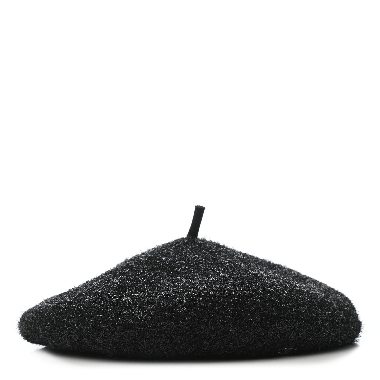 Chanel Cotton Polymide Beret Hat S Black 1 of 8