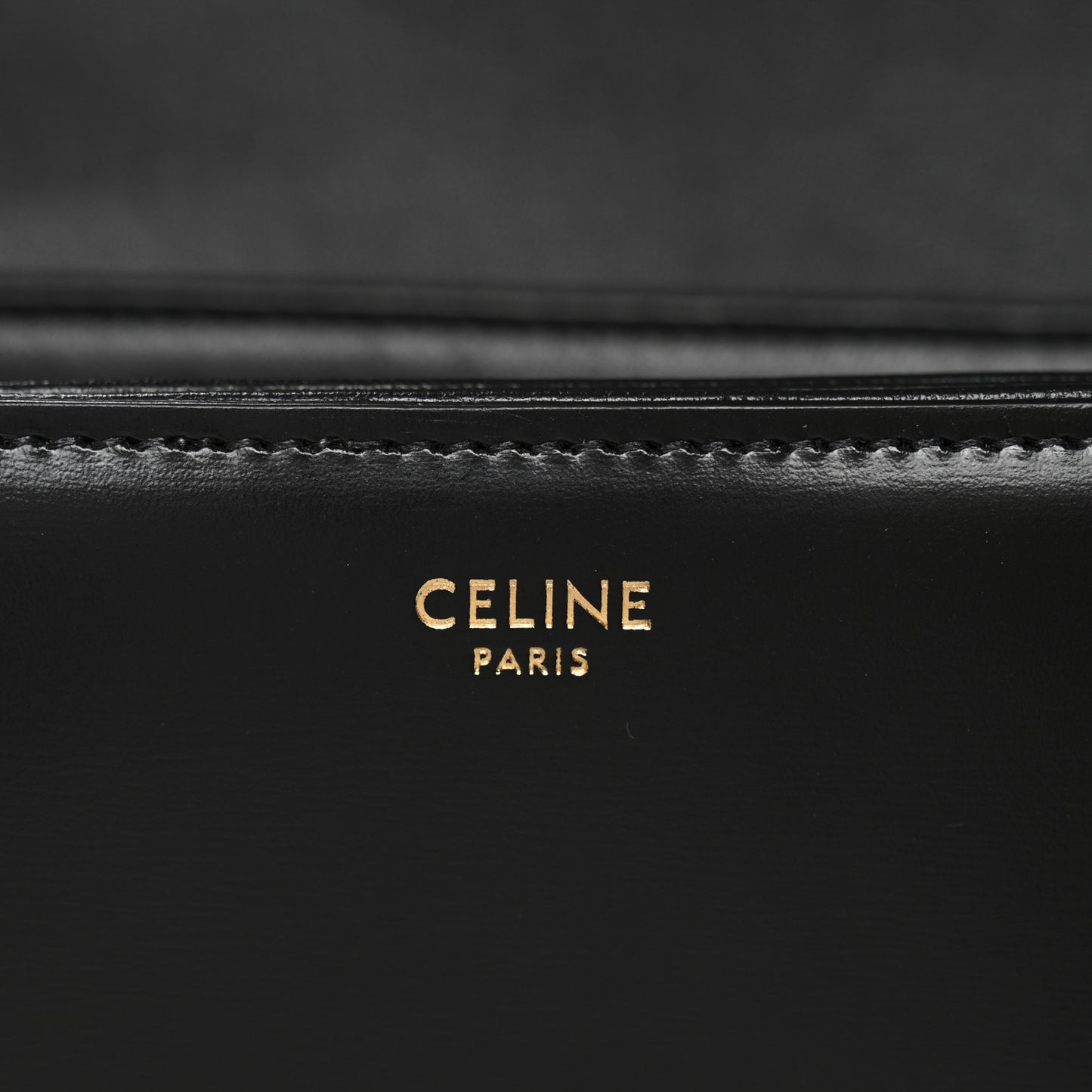Shiny Calfskin Teen Triomphe Black
