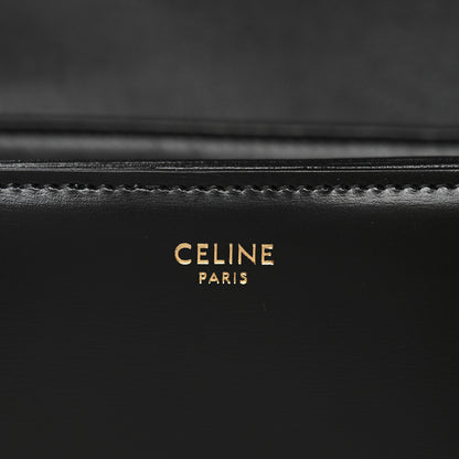Celine Shiny Calfskin Teen Triomphe Black 6 of 10