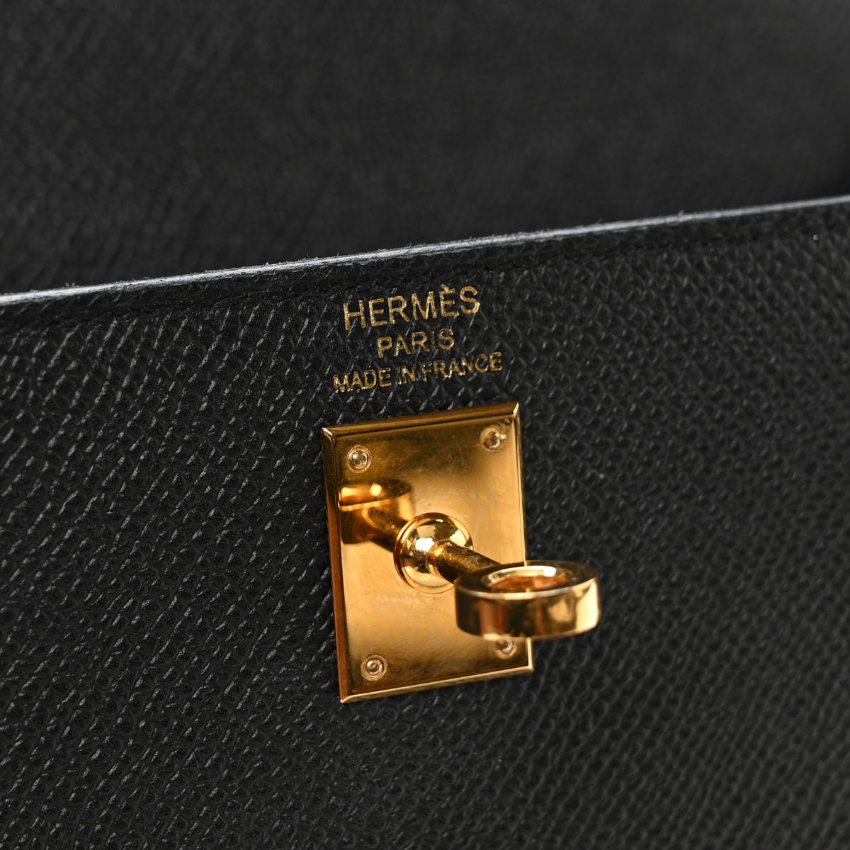 Hermes Epsom Kelly Sellier 25 Black 6 of 11