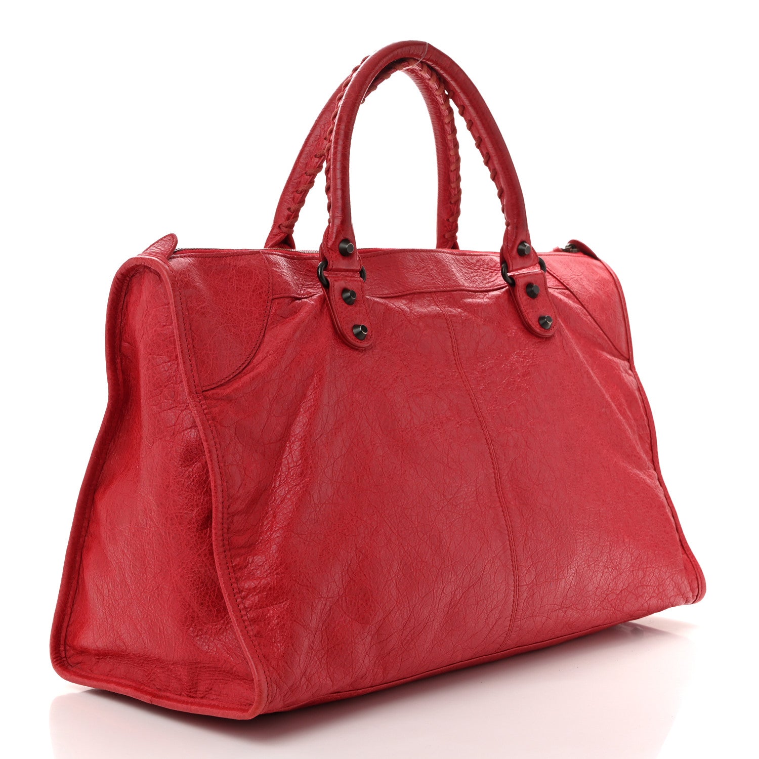 Balenciaga Agneau Classic Hardware Work Rouge Coquelicot 3 of 10
