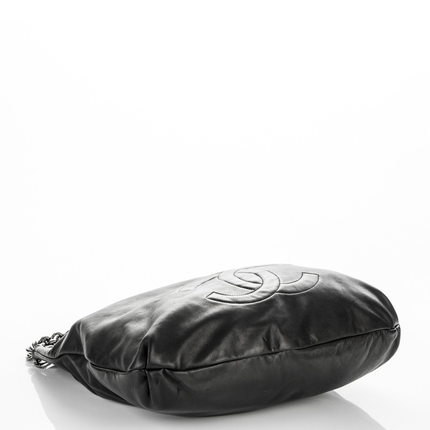 Chanel Lambskin Large Soft and Chain Hobo Black 5 of 8