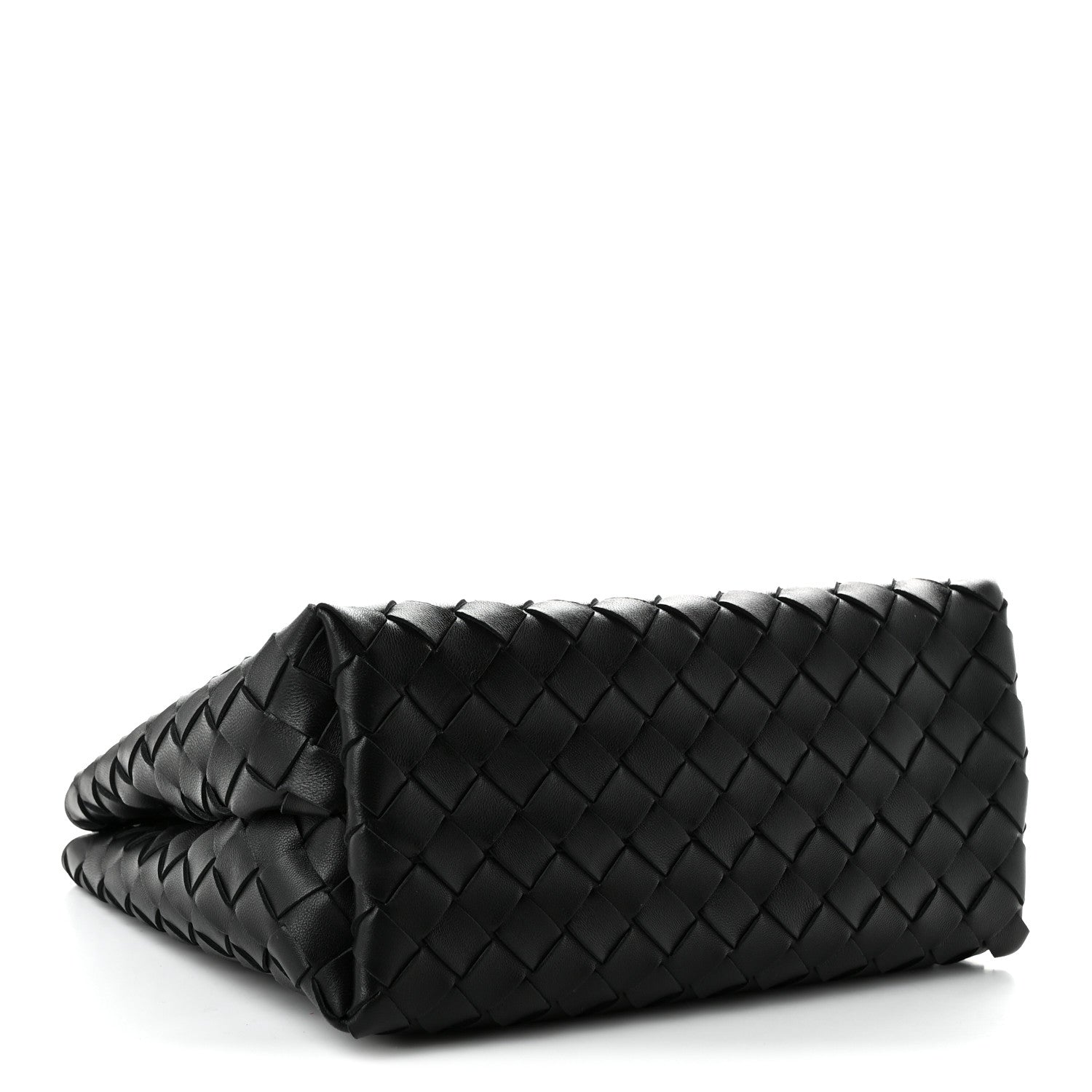 Bottega Veneta Nappa Intrecciato Small Andiamo With Chain Shoulder Bag Black 4 of 9