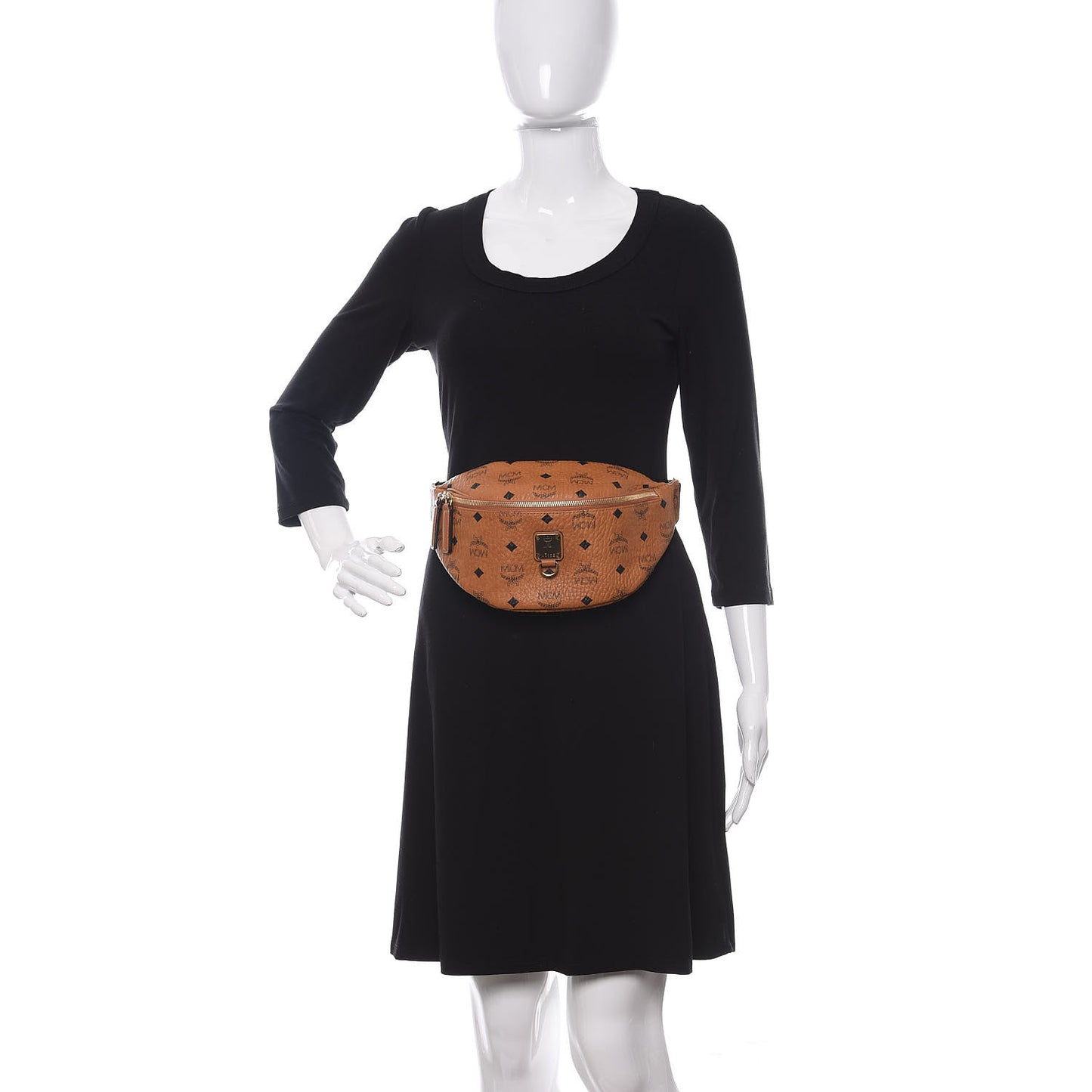 Visetos Small Fusten Belt Bag Cognac