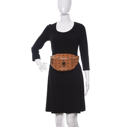 MCM Visetos Small Fusten Belt Bag Cognac 2 of 10