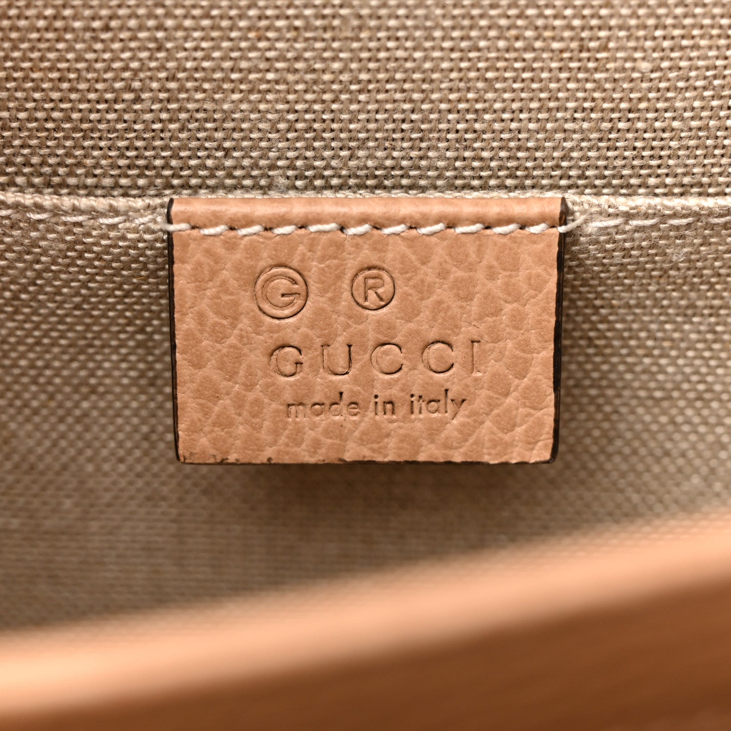 Gucci Dollar Calfskin Small Interlocking G Shoulder Bag Camelia 6 of 12
