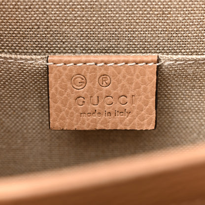 Gucci Dollar Calfskin Small Interlocking G Shoulder Bag Camelia 6 of 12