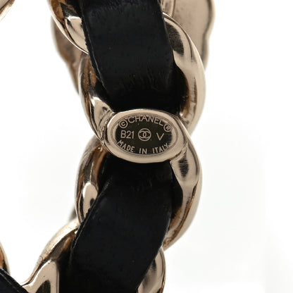 Chanel Lambskin Pearl Strass Sergeant Chanel Brooch Gold 4 of 4