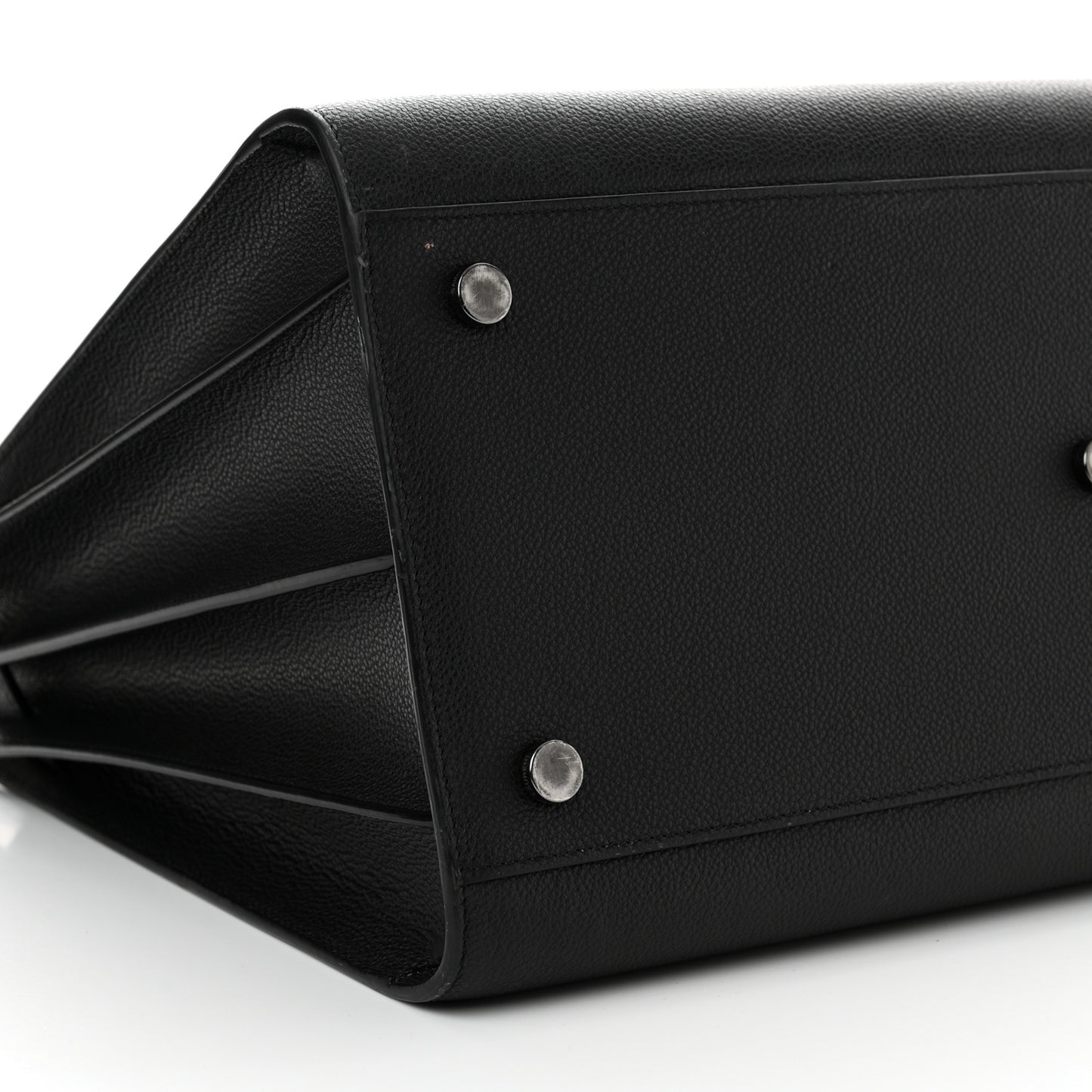 Grained Calfskin Large Sac De Jour Carryall Black