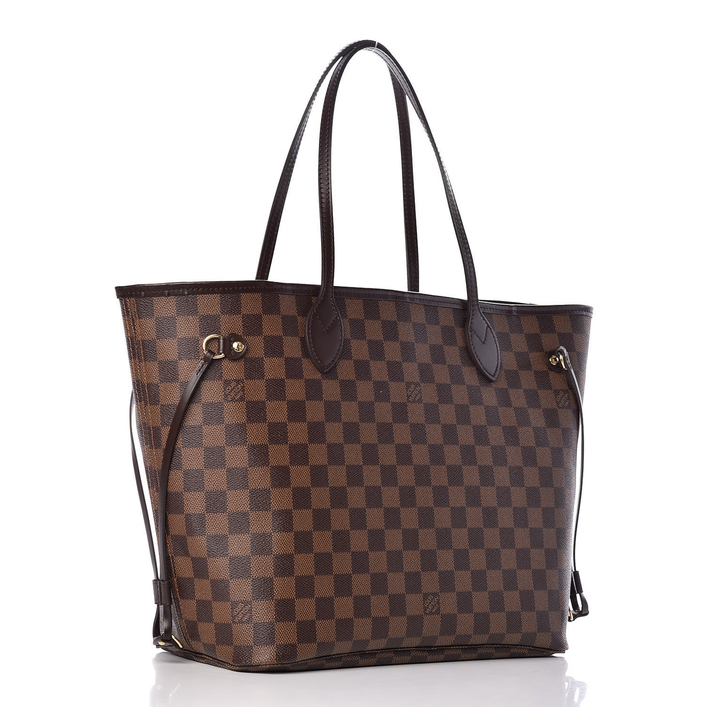 Damier Ebene Neo Neverfull MM Rose Ballerine