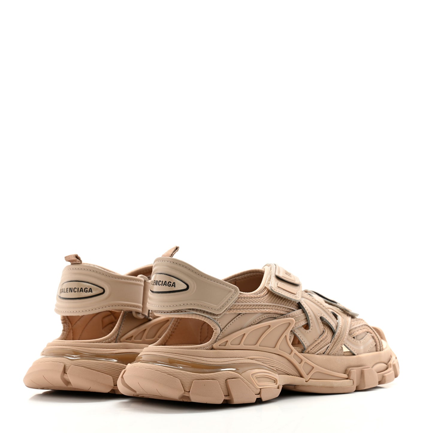 Neoprene Rubber Womens Track Sandals 40 Full Beige