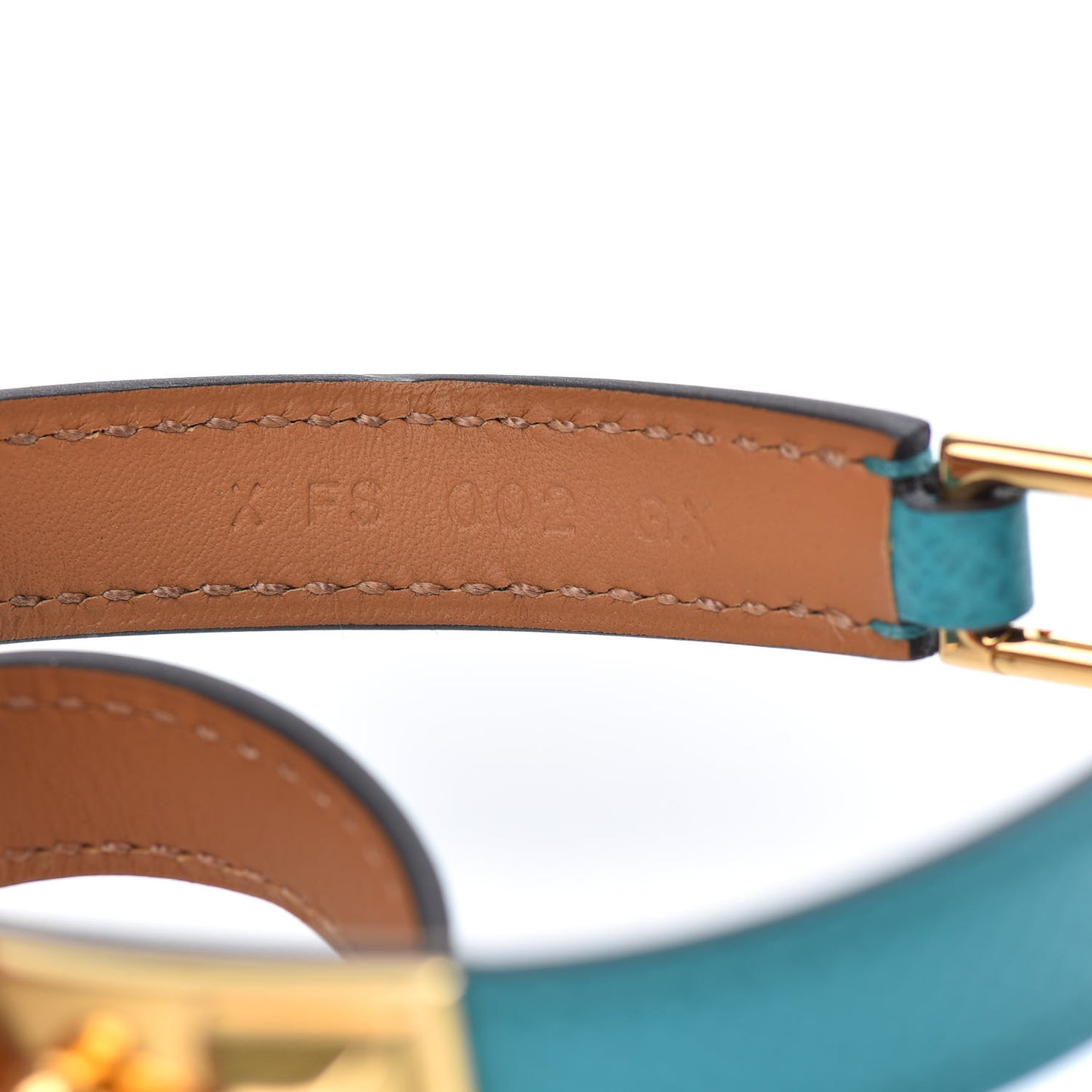Epsom Rivale Double Tour Bracelet S Bleu Paon