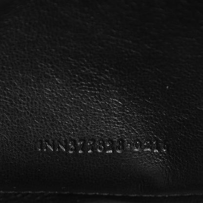 Saint Laurent Grain De Poudre Matelasse Chevron Monogram Chain Wallet Amaranto 8 of 8