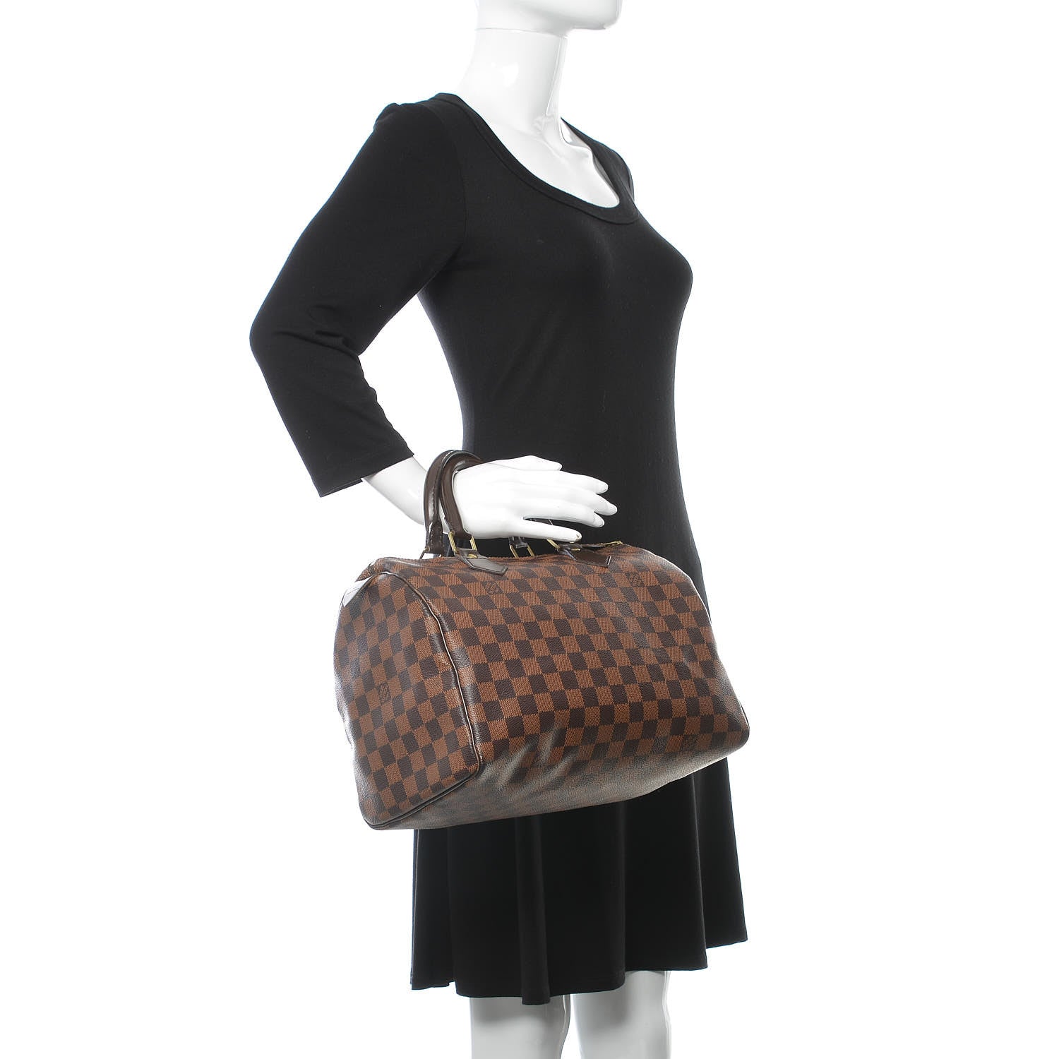 Louis Vuitton Damier Ebene Speedy 30 2 of 16