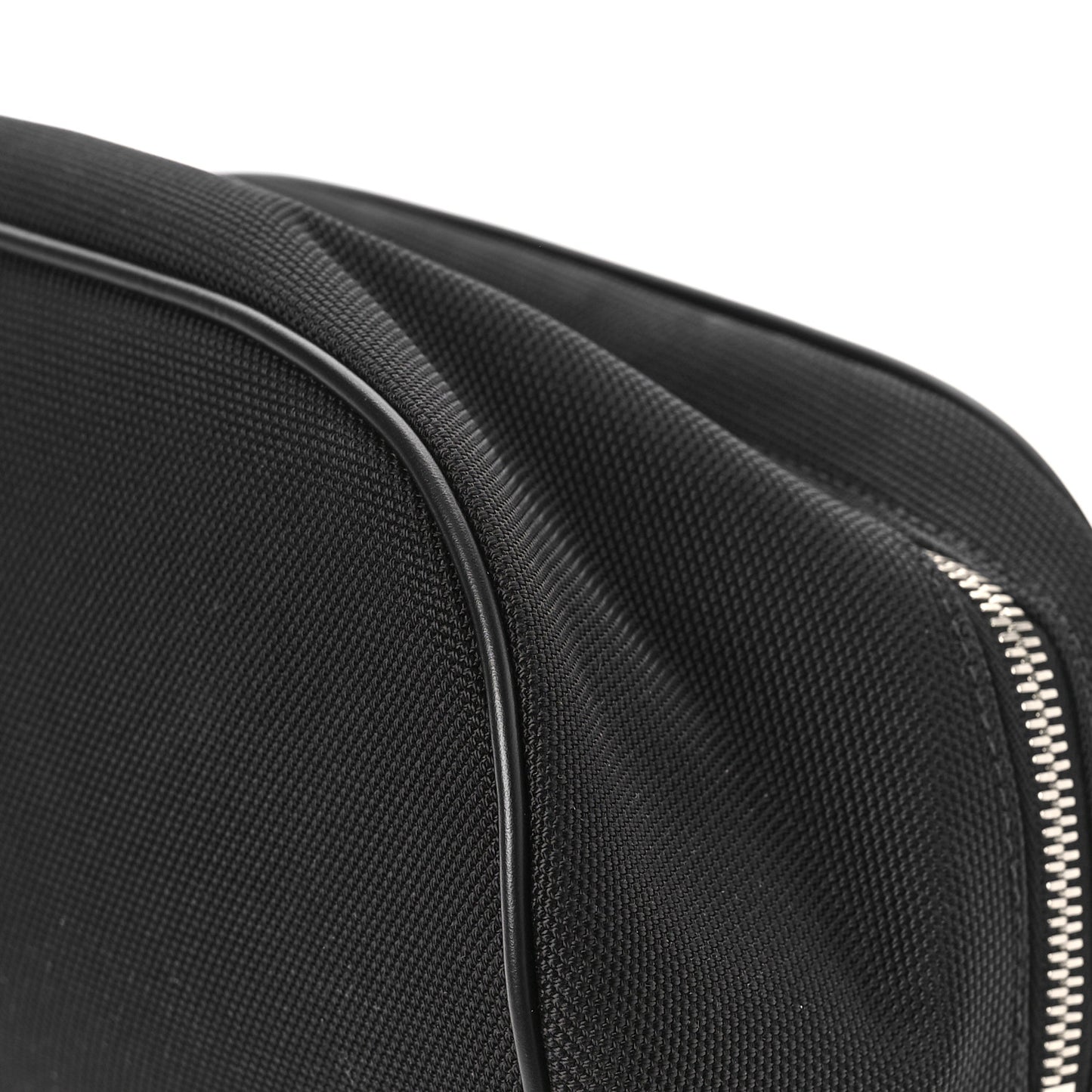 Techno Canvas Web Large Belt Bag Black
