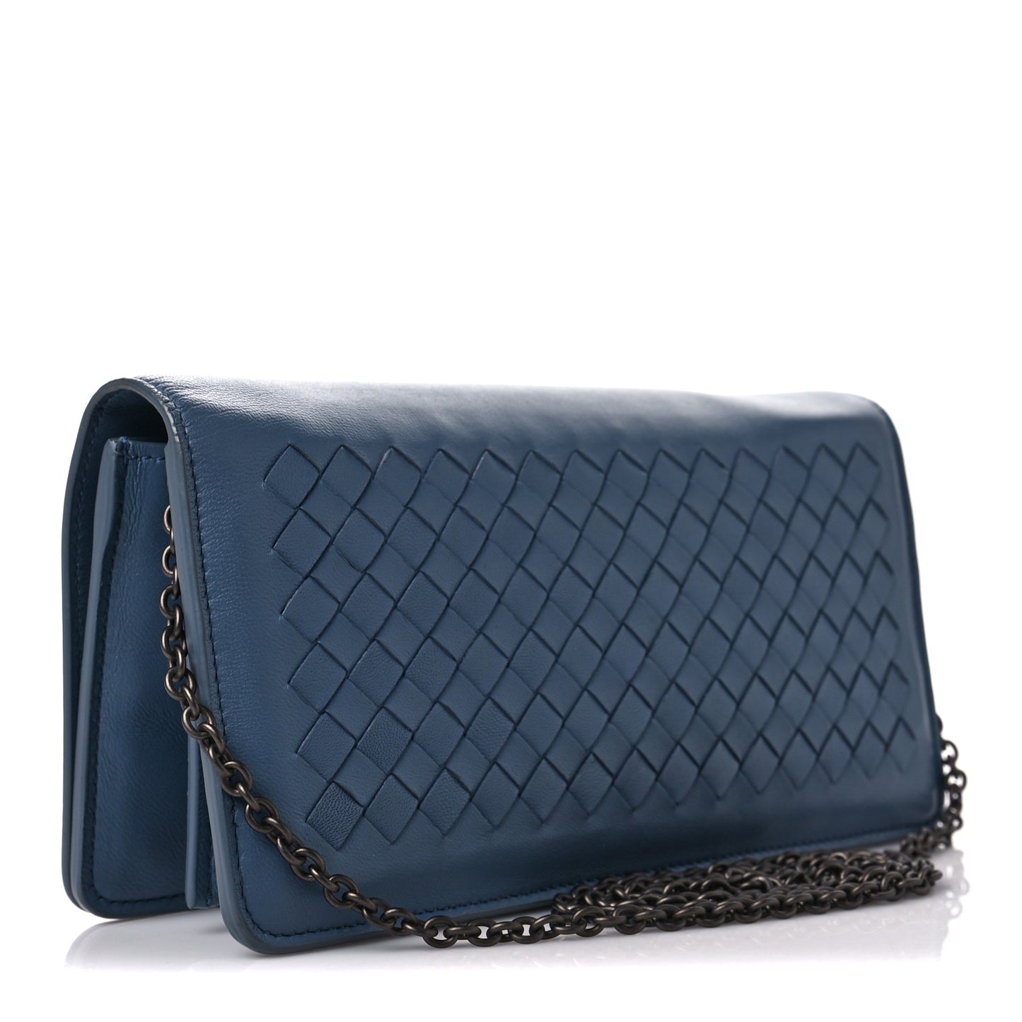 Nappa Intrecciato Continental Wallet on Chain Krim