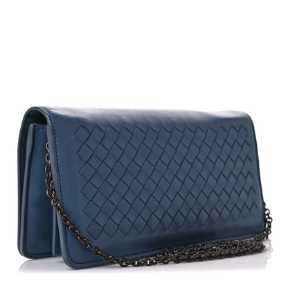 Bottega Veneta Nappa Intrecciato Continental Wallet on Chain Krim 2 of 5