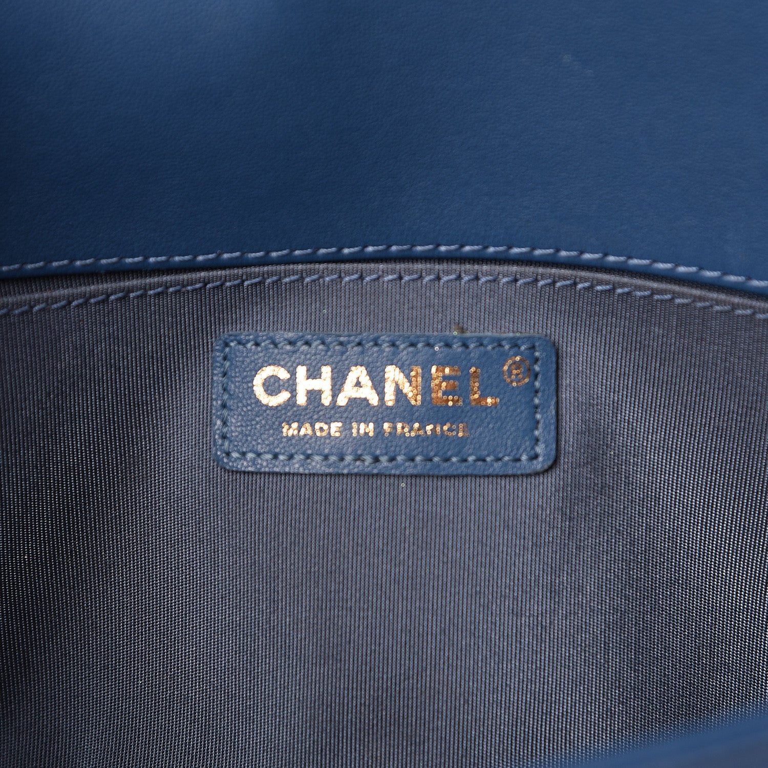 Chanel Lambskin Quilted Medium Boy Flap Blue 6 of 11