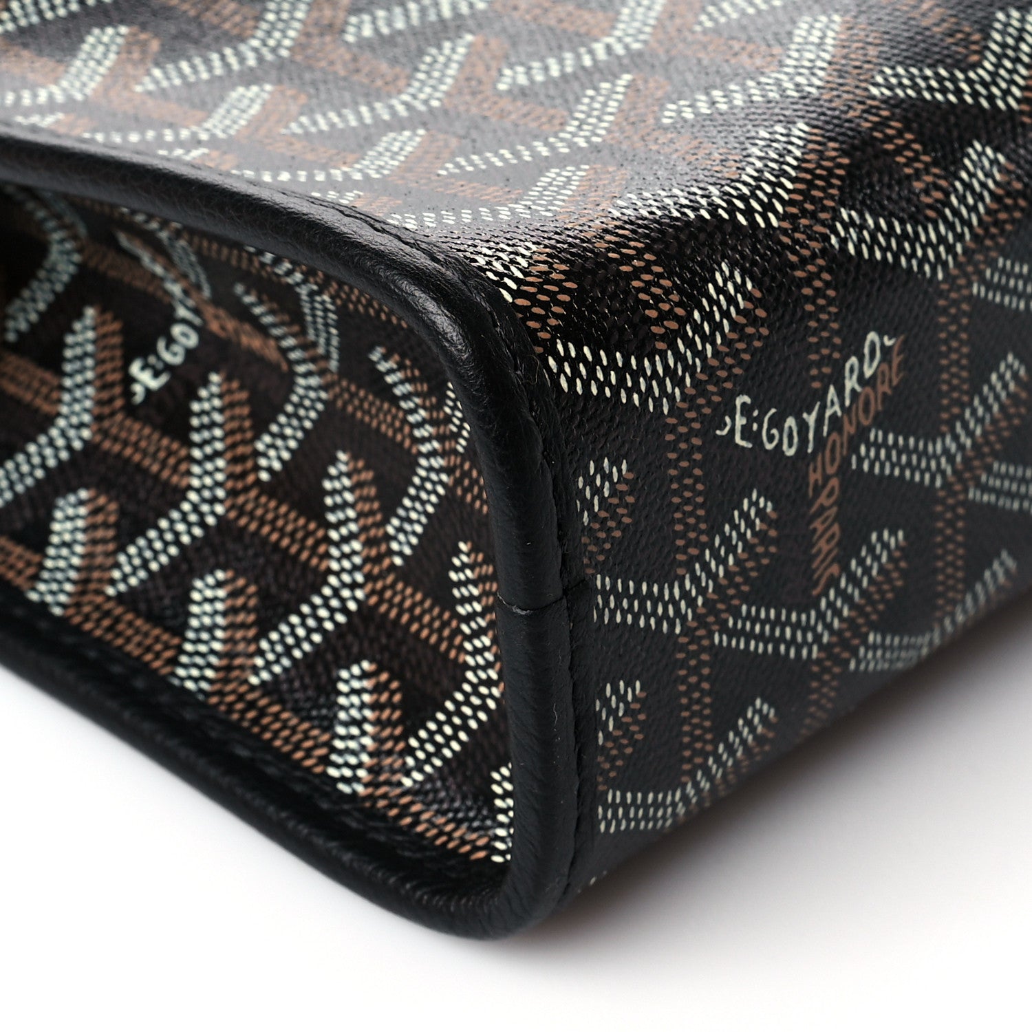 Goyard Goyardine Jouvence MM Toiletry Pouch Black 5 of 8