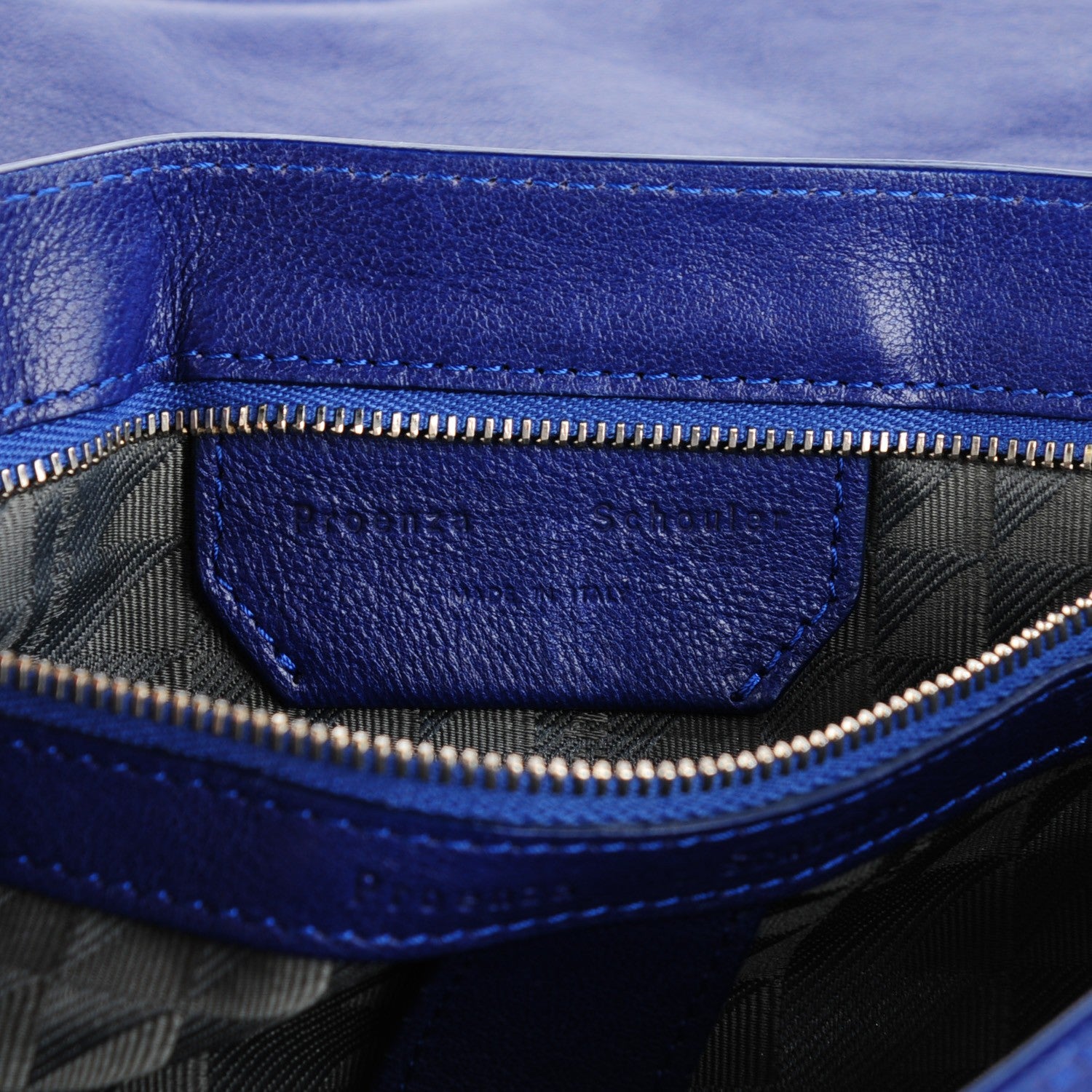 Proenza Schouler Lambskin Medium PS1 Satchel Cobalt Blue 8 of 9